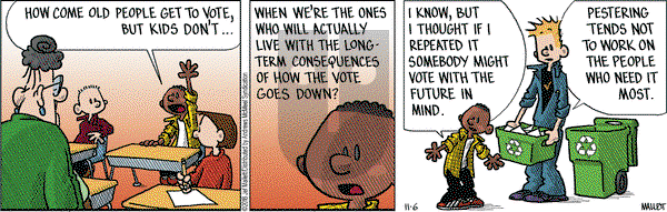 Frazz on Tuesday November 6, 2018 Comic Strip