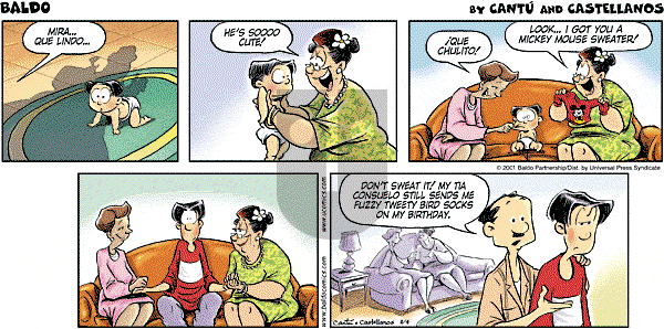 Baldo - Sunday November 4, 2001 Comic Strip