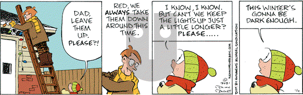 Red and Rover on Monday January 4, 2021 Comic Strip