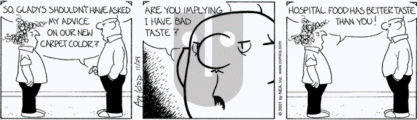 The Born Loser on Sunday April 7, 2002 Comic Strip