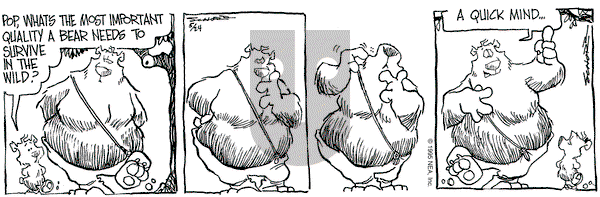 The Grizzwells on Wednesday May 24, 1995 Comic Strip