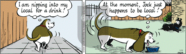 Fred Basset on Saturday January 12, 2019 Comic Strip