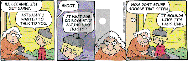 Lola on Thursday November 2, 2017 Comic Strip