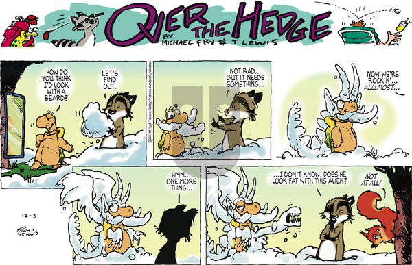 Over the Hedge on Sunday December 3, 2017 Comic Strip