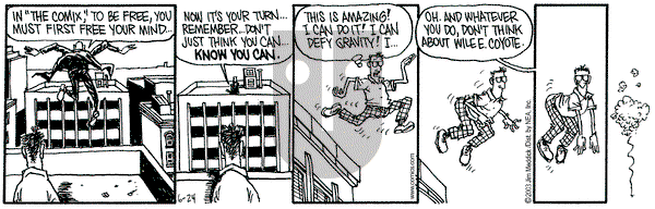 Monty on Tuesday June 24, 2003 Comic Strip