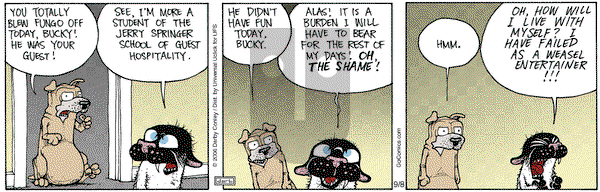 Get Fuzzy on Monday September 8, 2014 Comic Strip