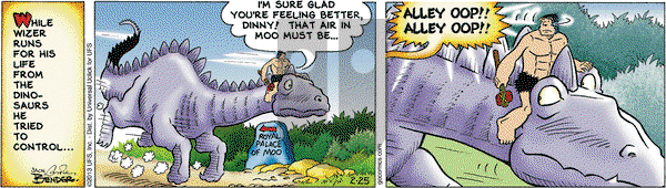 Alley Oop - Monday February 25, 2013 Comic Strip