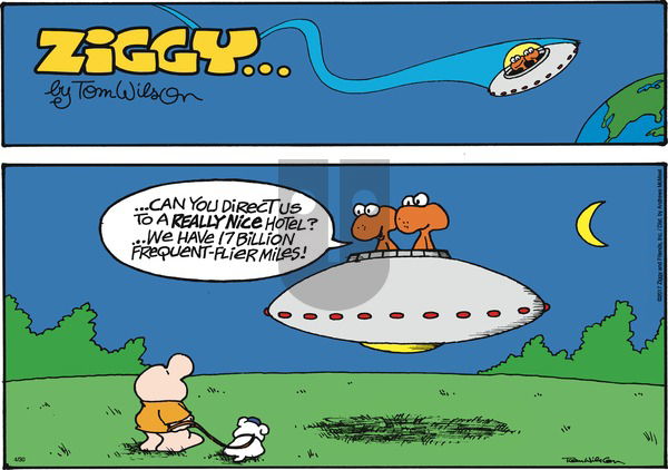 Ziggy on Sunday April 30, 2017 Comic Strip