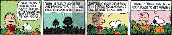 Peanuts - Monday October 27, 2014 Comic Strip