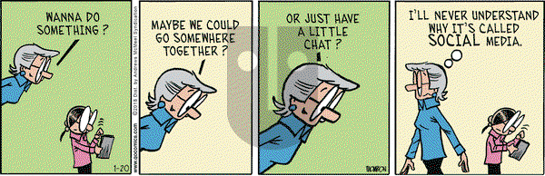 Grand Avenue on Saturday January 20, 2018 Comic Strip