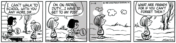 Peanuts on Tuesday January 12, 1982 Comic Strip