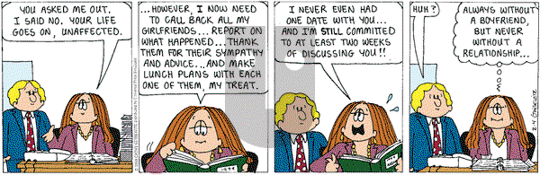 Cathy Classics on Thursday February 4, 1999 Comic Strip