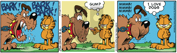 Garfield on Tuesday June 18, 2002 Comic Strip