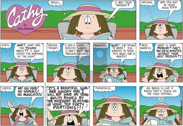 Cathy Classics on Sunday July 19, 1998 Comic Strip