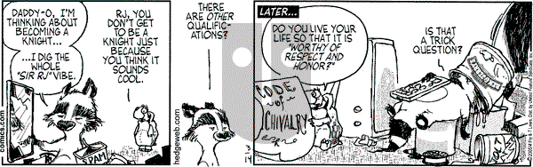 Over the Hedge on Monday March 14, 2005 Comic Strip