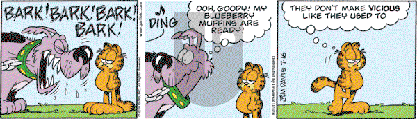 Garfield - Friday July 16, 2010 Comic Strip