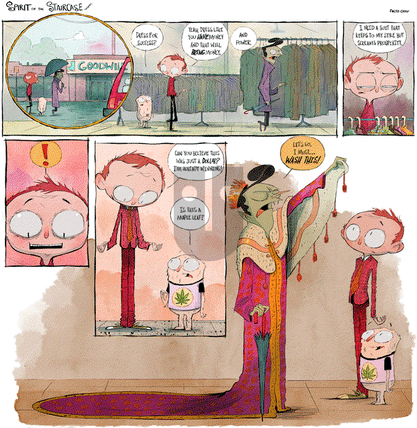 Spirit of the Staircase on Wednesday January 10, 2024 Comic Strip