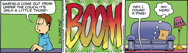 Garfield on Wednesday July 13, 2011 Comic Strip