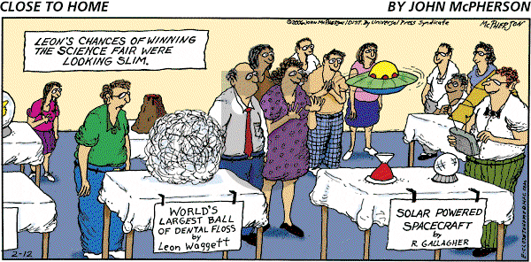 Close to Home on Sunday February 12, 2006 Comic Strip