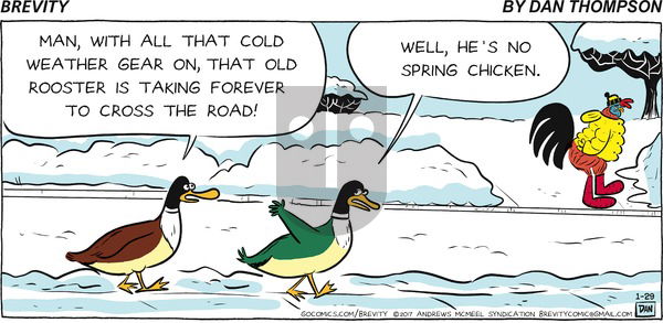 Brevity on Sunday January 29, 2017 Comic Strip