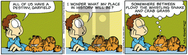 Garfield on Sunday July 14, 2002 Comic Strip