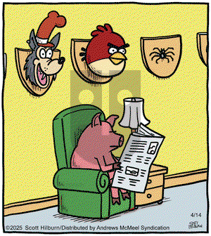 The Argyle Sweater on Monday April 14, 2025 Comic Strip