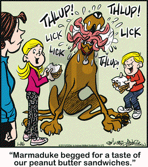 Marmaduke on Wednesday January 16, 2019 Comic Strip