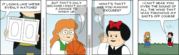 Nancy on Thursday April 25, 2019 Comic Strip