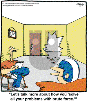 In the Bleachers on Thursday September 26, 2019 Comic Strip