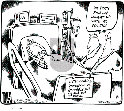 Tom Toles on Wednesday November 23, 2005 Comic Strip