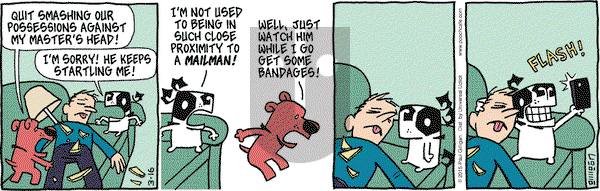 Pooch Cafe on Monday March 16, 2015 Comic Strip