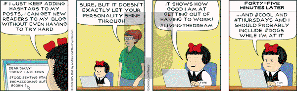 Nancy on Thursday November 21, 2019 Comic Strip