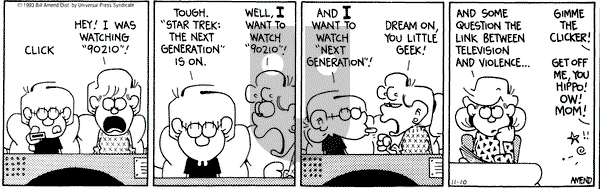 FoxTrot on Wednesday November 10, 1993 Comic Strip