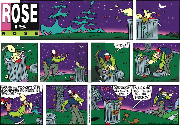Rose is Rose on Sunday November 18, 2012 Comic Strip