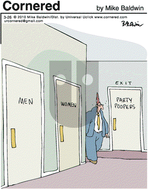 Cornered on Friday March 26, 2010 Comic Strip