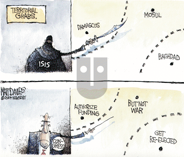 Matt Davies on Monday September 15, 2014 Comic Strip