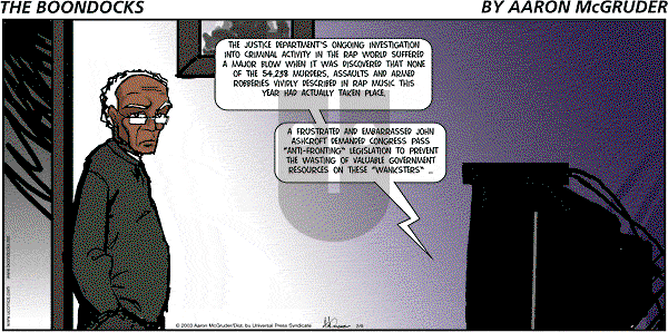 The Boondocks on Sunday September 12, 2010 Comic Strip