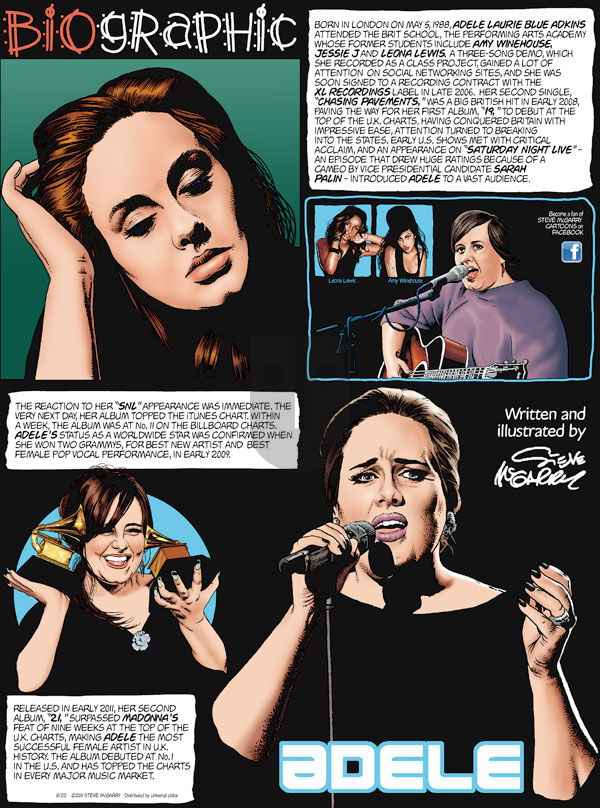 Biographic on Sunday May 22, 2011 Comic Strip