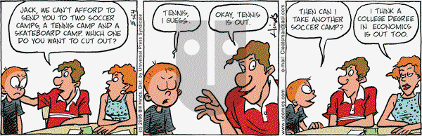Cleats on Wednesday May 24, 2006 Comic Strip