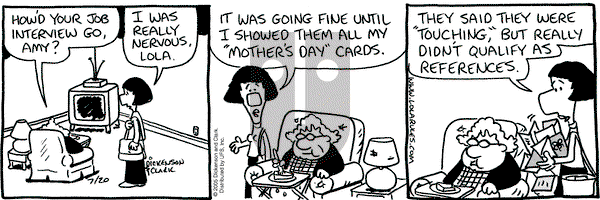 Lola on Wednesday July 20, 2005 Comic Strip