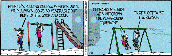 Grand Avenue on Wednesday January 21, 2015 Comic Strip