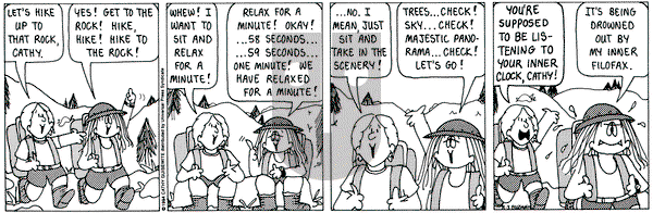 Cathy Classics on Wednesday August 3, 1994 Comic Strip