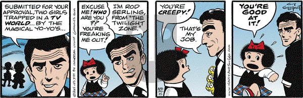 Nancy on Monday April 20, 2015 Comic Strip