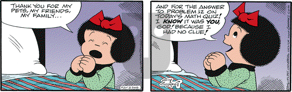 Nancy on Tuesday May 3, 2016 Comic Strip