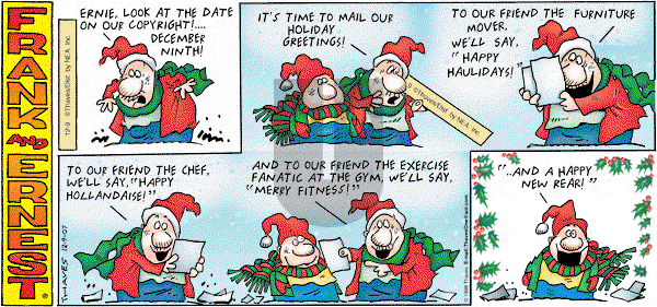 Frank and Ernest on Sunday December 9, 2007 Comic Strip