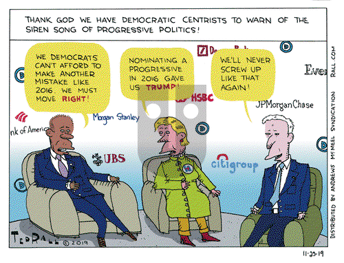 Ted Rall on Monday November 25, 2019 Comic Strip