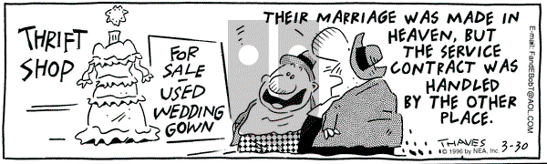 Frank and Ernest on Monday May 27, 1996 Comic Strip