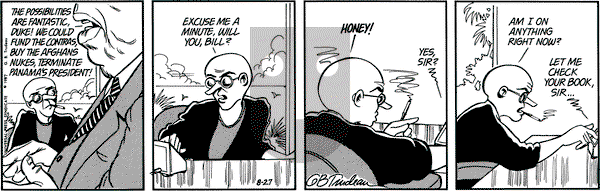 Doonesbury on Thursday August 27, 1987 Comic Strip