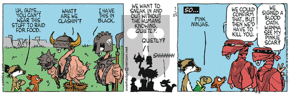 Over the Hedge on Tuesday July 25, 2006 Comic Strip