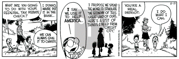 Grand Avenue on Monday August 13, 2001 Comic Strip